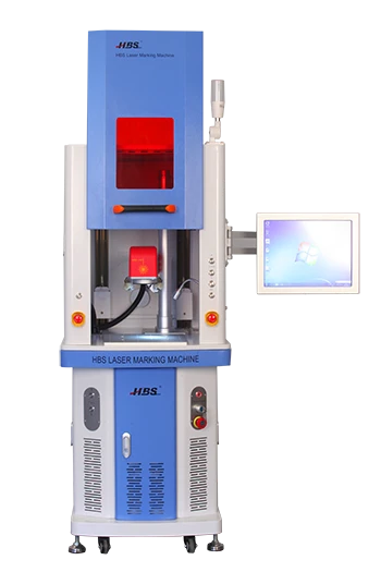 30W Hood Design Fiber Laser Marking Machine With Focus Finder & Motorized Z-Axis suppliers